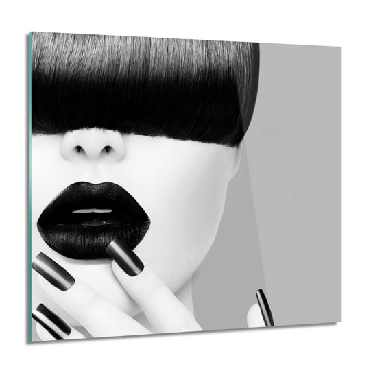 ArtprintCave, Kobieta włosy usta foto na szkle ścienne, 60x60 cm ArtPrintCave