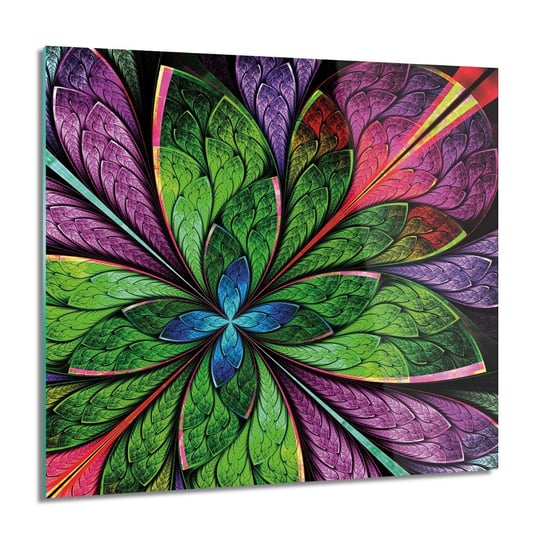 ArtprintCave, Kolor kwiat grafika foto szklane ścienne, 60x60 cm ArtPrintCave