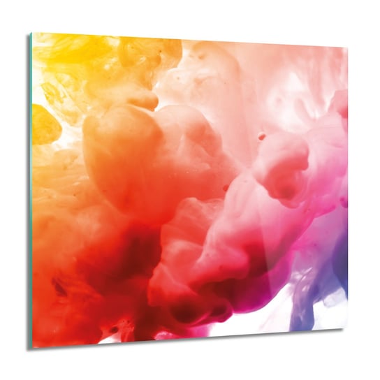 ArtprintCave, Kolory białe tło do salonu obraz szklany, 60x60 cm ArtPrintCave