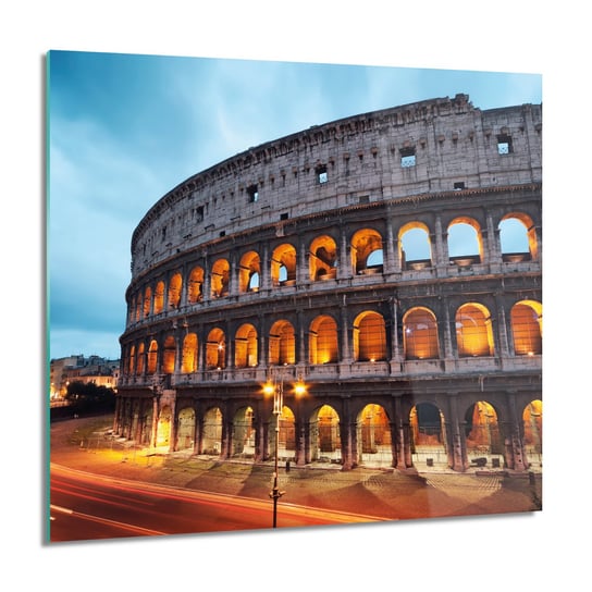 ArtprintCave, Koloseum noc Rzym foto na szkle na ścianę, 60x60 cm ArtPrintCave