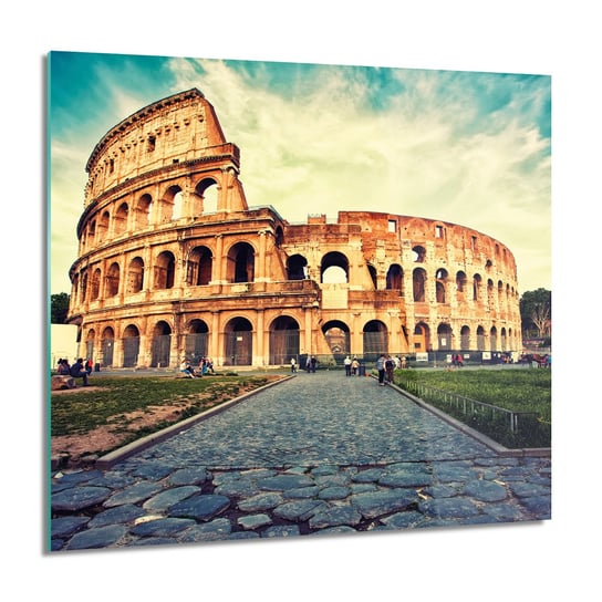 ArtprintCave, Koloseum ruiny widok foto szklane, 60x60 cm ArtPrintCave