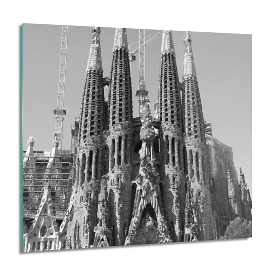 ArtprintCave, Kościół Barcelona kwadrat obraz na szkle, 60x60 cm ArtPrintCave