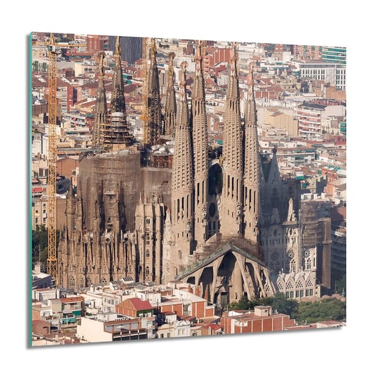 ArtprintCave, Kościół Barcelona obraz na szkle ścienny, 60x60 cm ArtPrintCave