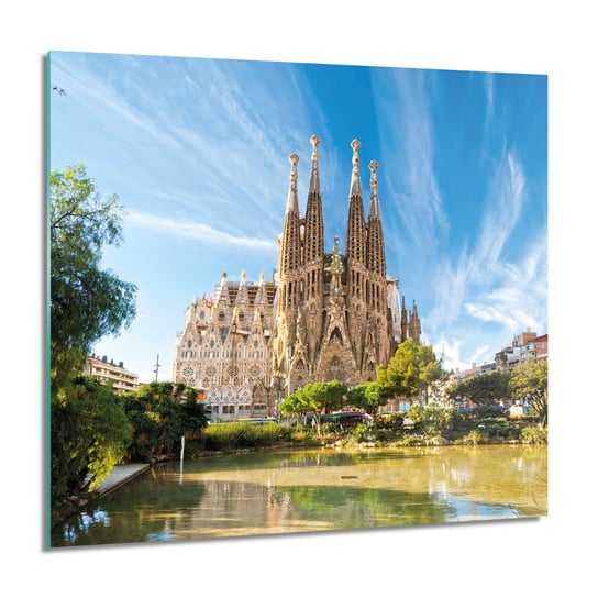 ArtprintCave, Kościół Barcelona obraz szklany na ścianę, 60x60 cm ArtPrintCave