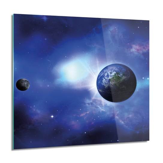 ArtprintCave, Kosmos planety grafika foto szklane, 60x60 cm ArtPrintCave
