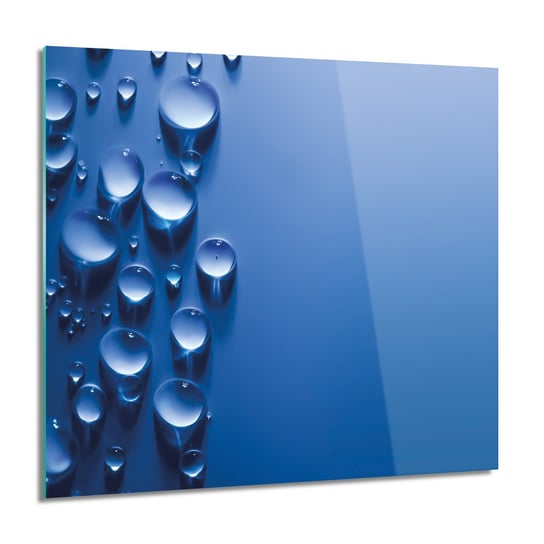 ArtprintCave, Krople wody wzór do sypialni obraz szklany, 60x60 cm ArtPrintCave