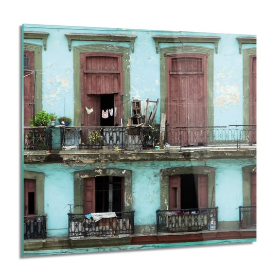 ArtprintCave, Kuba architektura do sypialni obraz na szkle, 60x60 cm ArtPrintCave