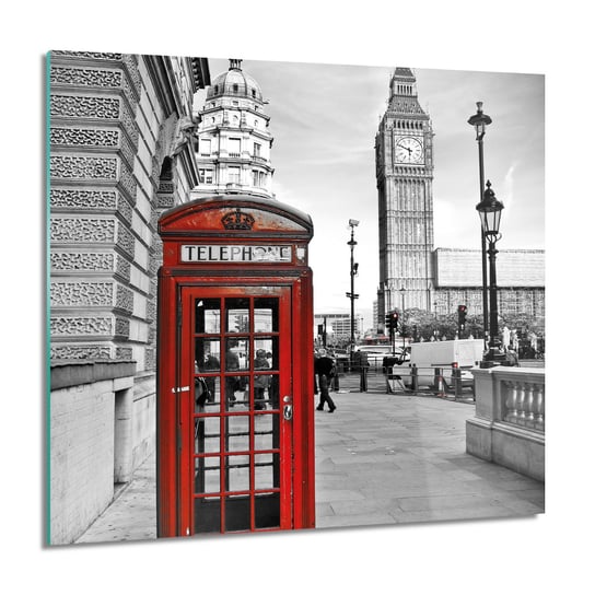 ArtprintCave, Londyn telefon kwadrat foto szklane, 60x60 cm ArtPrintCave
