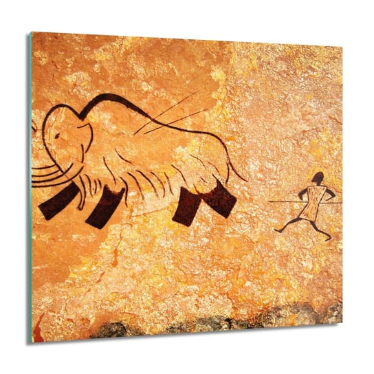 ArtprintCave, Mammut człowiek  do łazienki foto szklane, 60x60 cm ArtPrintCave