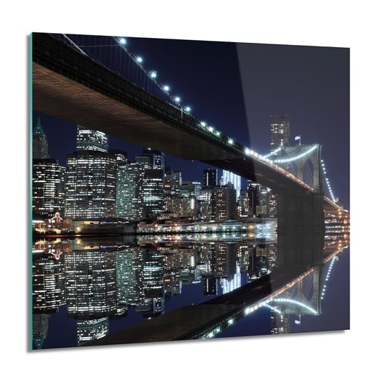 ArtprintCave, Manhattan most NY obraz na szkle na ścianę, 60x60 cm ArtPrintCave