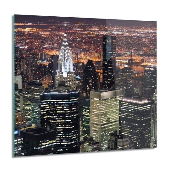 ArtprintCave, Manhattan most NY obraz na szkle ścienny, 60x60 cm ArtPrintCave