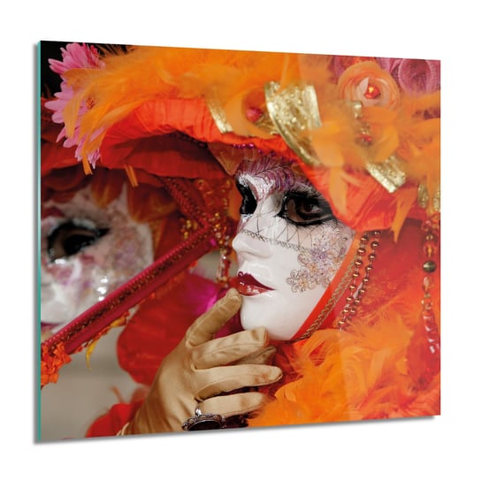 ArtprintCave, Maski wenecka lustro foto szklane, 60x60 cm ArtPrintCave