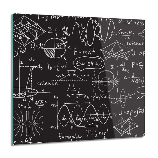 ArtprintCave, Matematyka tablica do salonu foto na szkle, 60x60 cm ArtPrintCave