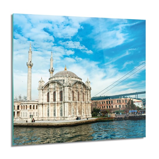 ArtprintCave, Meczet Turcja most foto-obraz foto na szkle, 60x60 cm ArtPrintCave