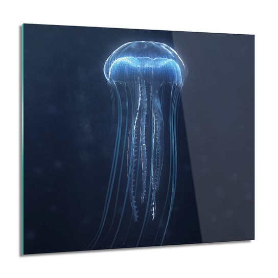 ArtprintCave, Meduza woda grafika obraz na szkle ścienny, 60x60 cm ArtPrintCave