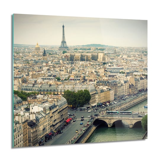 ArtprintCave, Miasto most Paryż kwadrat obraz na szkle, 60x60 cm ArtPrintCave