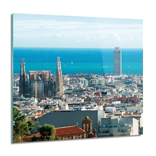 ArtprintCave, Miasto wieżowce grafika foto szklane ścienne, 60x60 cm ArtPrintCave