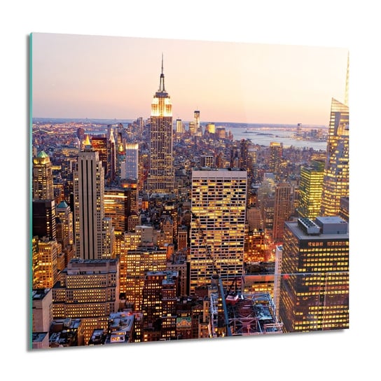 ArtprintCave, Miasto wieżowce USA foto na szkle ścienne, 60x60 cm ArtPrintCave