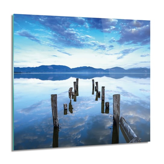 ArtprintCave, Morze niebo odbicie foto na szkle ścienne, 60x60 cm ArtPrintCave