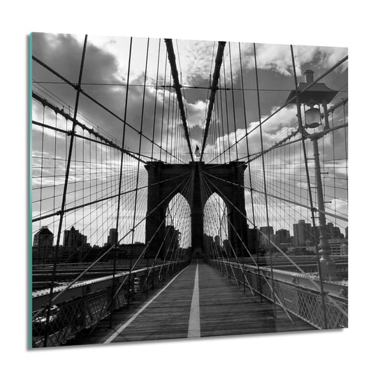 ArtprintCave, Most brookliński NY foto na szkle na ścianę, 60x60 cm ArtPrintCave