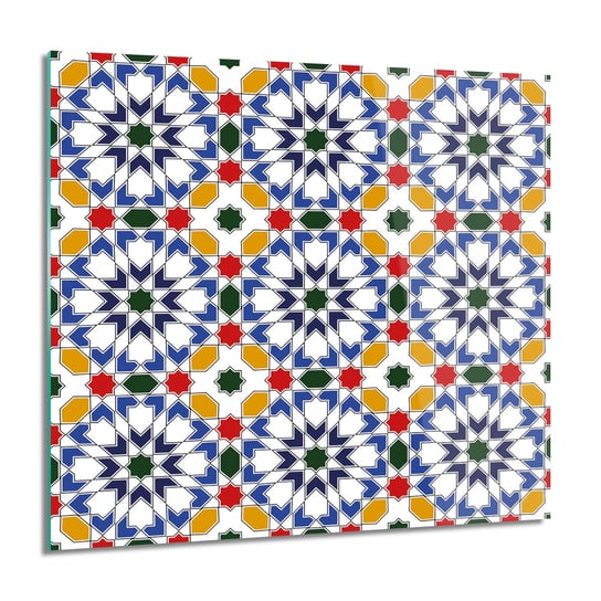 ArtprintCave, Mozaika kwiaty wzór obraz szklany ścienny, 60x60 cm ArtPrintCave