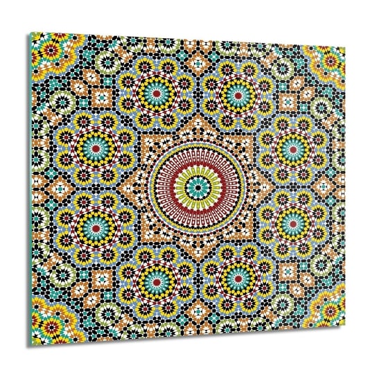 ArtprintCave, Mozaika Maroko wzór obraz szklany na ścianę, 60x60 cm ArtPrintCave
