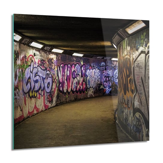 ArtprintCave, Mury graffiti ściany obraz na szkle ścienny, 60x60 cm ArtPrintCave