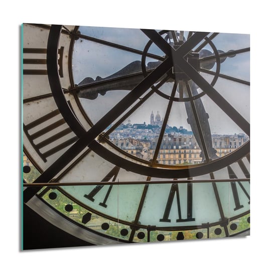 ArtprintCave, Muzeum zegar foto na szkle ścienne, 60x60 cm ArtPrintCave