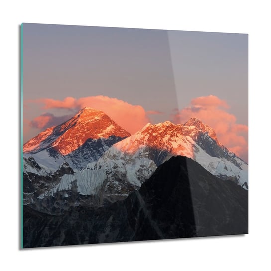ArtprintCave, Nepal góry zachód obraz szklany na ścianę, 60x60 cm ArtPrintCave