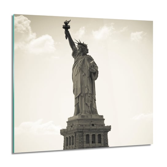 ArtprintCave, NY statua wolności foto na szkle ścienne, 60x60 cm ArtPrintCave