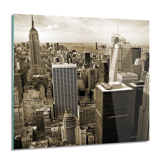 ArtprintCave, NY wieżowce grafika obraz szklany ścienny, 60x60 cm ArtPrintCave