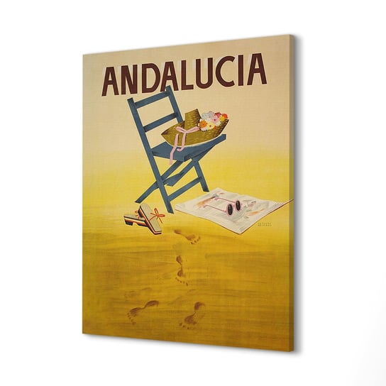 ArtPrintCave, Obraz Canvas, 40x60 cm Andaluzja plaża lato Hiszpania ArtPrintCave