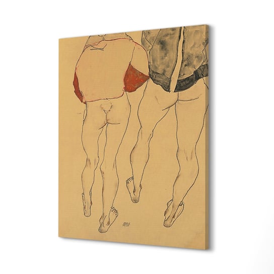 ArtPrintCave, Obraz canvas, 40x60 cm Egon Schiele Półnagie kobiety ArtPrintCave