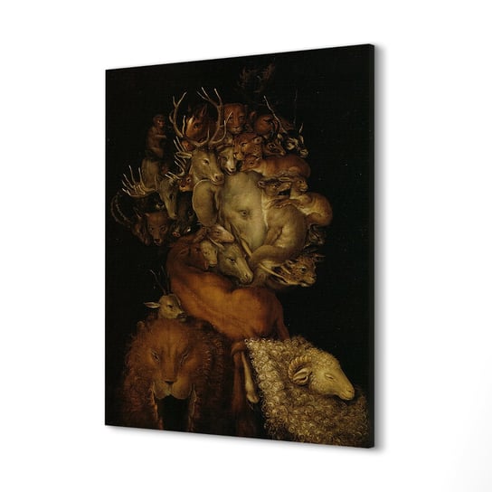 ArtPrintCave, Obraz canvas, 40x60 cm G. Arcimboldo Ziemia zwierzęta ArtPrintCave