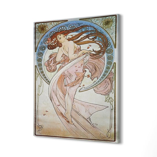 ArtPrintCave, Obraz canvas, 40x60 cm Kobieta taniec Alphonse Mucha ArtPrintCave