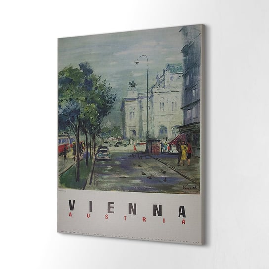 ArtPrintCave, Obraz canvas, 40x60 cm Wiedeń miasto stolica Austria ArtPrintCave