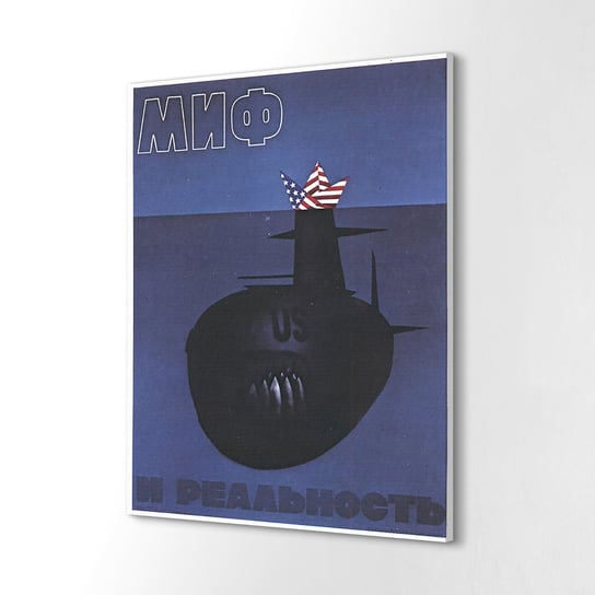 ArtprintCave, obraz na płótnie Imperializm statek podwodny, 40x60 cm ArtPrintCave