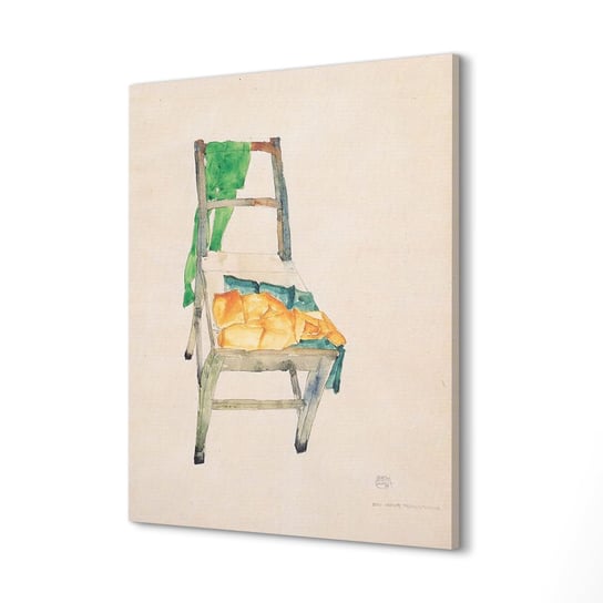 ArtprintCave, obraz na płótnie Krzesło ubrania materiał, 40x60 cm ArtPrintCave