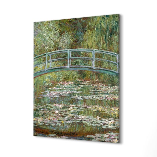 ArtprintCave, obraz na płótnie Lilie wodne staw most Monet, 40x60 cm ArtPrintCave