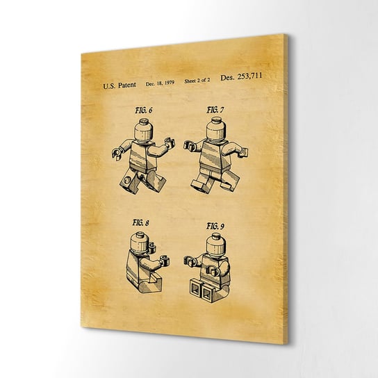 ArtprintCave, obraz na płótnie mały Figurki zabawki patent, 40x60 cm ArtPrintCave