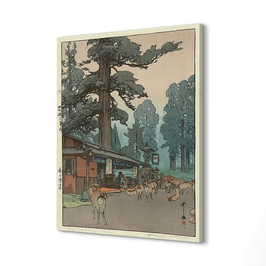 ArtprintCave, obraz na płótnie mały Szosa zwierzęta las, 60x80 cm ArtPrintCave