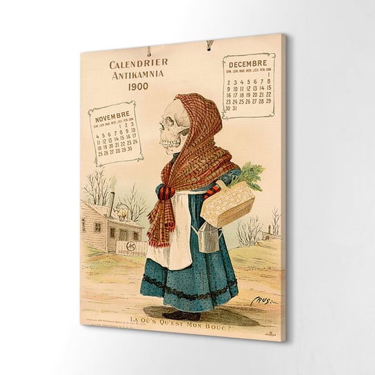 ArtprintCave, obraz na płótnie Medyczny zabawny kalendarz, 40x60 cm ArtPrintCave