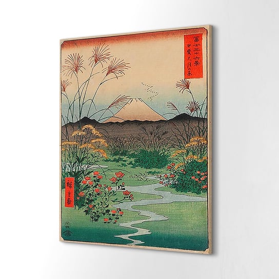 ArtprintCave, obraz na płótnie Prowincja pola Japonia góra, 40x60 cm ArtPrintCave