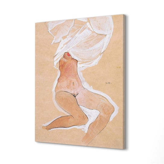 ArtprintCave, obraz na płótnie Siedząca naga dziewczyna, 60x80 cm ArtPrintCave