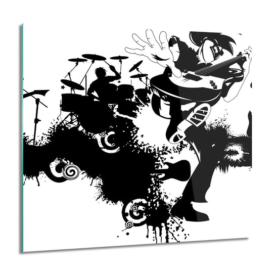 ArtprintCave, Obraz na szkle, Rock zespół muzyka, 60x60 cm ArtPrintCave