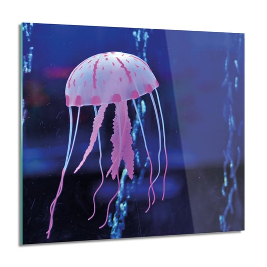 ArtprintCave, Obraz na szkle, Różowa meduza ocean, 60x60 cm ArtPrintCave
