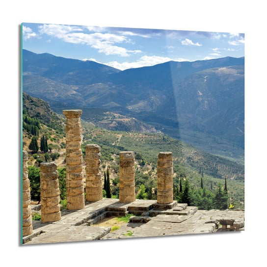 ArtprintCave, Obraz na szkle, Ruiny góry widok, 60x60 cm ArtPrintCave