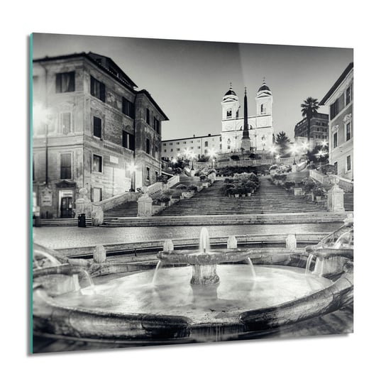 ArtprintCave, Obraz na szkle, Rzym fontanna miasto, 60x60 cm ArtPrintCave