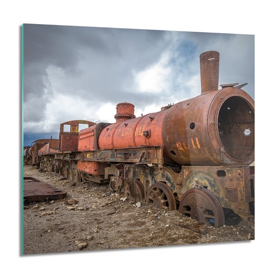 ArtprintCave, Obraz na szkle, Stary pociąg, nowoczesne, 60x60 cm ArtPrintCave