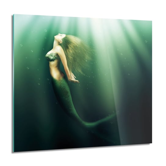 ArtprintCave, Obraz na szkle, Syrena światło woda, 60x60 cm ArtPrintCave